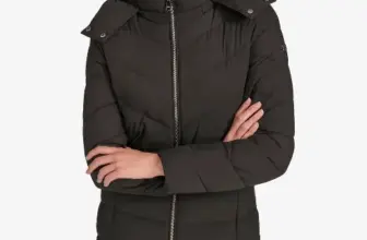Calvin Klein Women’s Short Zip Front Puffer Jacket for $39.96