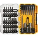 Dewalt DW2166 45-Piece Screwdriver Bit Set with Tough Case for $9.98