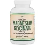 Double Wood Supplements Magnesium Glycinate 400mg (180 Capsules) for $8.36