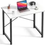 Dumos 32″ Small Computer Desk with X-Shaped Reinforcement for $19.99
