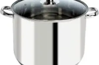 Ecolution 8-Quart Stainless Steel Cooking Stock Pot with Glass Lid for $18.16