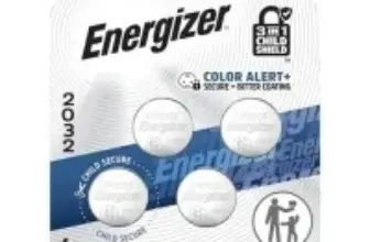 Energizer 2032 3V Lithium Coin Batteries (4-Pack) for $3.49