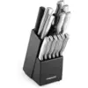 Farberware 15-Piece Ergonomic Stainless-Steel Kitchen Knife Set for $19.99