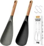 Finenut Silicone Nonstick Cooking Spoons (2-Pack) – $8.24