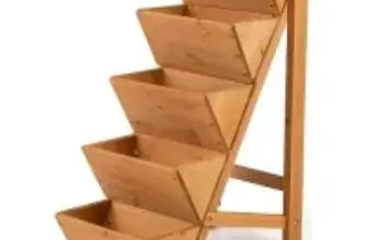 Giantex 5-Tier Vertical Raised Garden Bed with Legs for $46.74