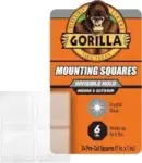 Gorilla 1″ 24-Pre-Cut Invisible Weatherproof Double Sided Mounting Tape for $4.97