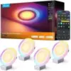 Govee 6″ 1100-Lumen Smart LED Recessed Light 4-Pack for $119.99