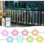 Implimage 50′ Smart Outdoor RGB Color Changing String Lights (8-Pack) for $14.99