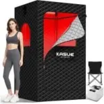 Kasue 5-Layer Insulated Infrared Sauna Tent with 3L Steamer for $79.99