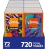 Kleenex On-The-Go Pocket Facial Tissues (72×10-Count) for $13.32