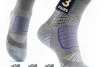 Mqamex Men’s Ankle Compression Support Socks 3-Pack for $12.40