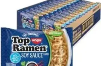 Nissin Quick Top Ramen Soy Sauce Noodle Soup 24-Pack for $6.84