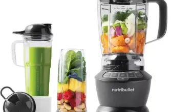 NutriBullet 1200W Blender Combo with Single Serve Cups for $71.99