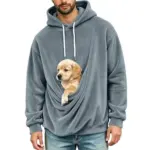 Pet Pouch Hoodie Fleece Sweatshirt for $12.59