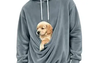 Pet Pouch Hoodie Fleece Sweatshirt for $12.59