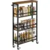 Pipishell 4-Tier Rolling Slim Storage Cart with Wheels for $21.99