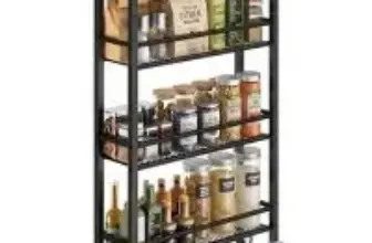 Pipishell 4-Tier Rolling Slim Storage Cart with Wheels for $21.99