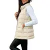 Puffer Quilted Stand Collar Jacket for $19.99