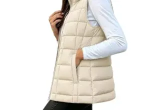 Puffer Quilted Stand Collar Jacket for $19.99