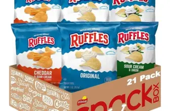 Ruffles 1oz 3-Flavor Variety Pack Potato Chips (21-Pack) for $12.78