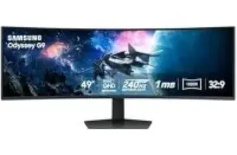 Samsung 49″ Odyssey G9 Curved Monitor – 5120×1440, 240Hz for $797.99