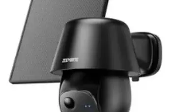 Solar Security Camera Wireless Outdoor 2K Pan/Tilt 360° View – $81.43