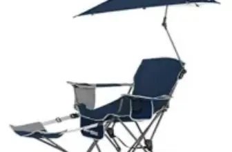 Sport-Brella 3-Position Recliner Chair with Umbrella & Footrest for $49.99