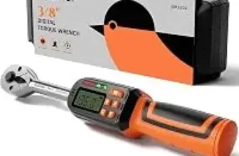 Suzume 3/8″ Digital Torque Wrench with Buzzer and LED Alert – $48.14