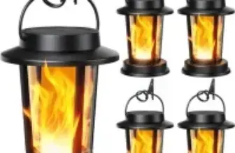 Tuyluxe Waterproof Flickering Solar Lights (4-Pack) for $20.99