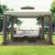 10’x10′ Outdoor Gazebo Canopy Tent with Curtains for $95.99