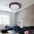 12-Inch Modern Acrylic LED Round Ceiling Light Fixture for $22.31