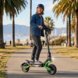 1200W Foldable Electric Scooter with 11″ Fat Tires – 30 MPH Max Speed – $479.00 ($479 Off)