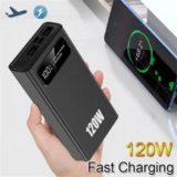 120W 50000mAh Portable Power Bank with LCD Display for $26.99