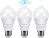 13W LED Motion Sensor Light Bulb 3-Pack for $9.99