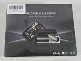 2-Channel 4K Dash Camera with Backup Camera, 64GB SD Card, Night Vision & WiFi – $60.00 ($119.99 Value)