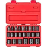 TEKTON 1/2-Inch Drive Shallow 6-Point Impact Socket Set – 23 Pieces for $85.50