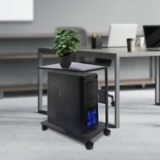 2-Tier Mobile CPU Holder Cart for Under Desk – Now $42.26