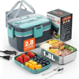 2.8L Electric Heated Lunch Box for $18.84