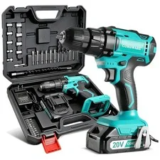 20V Cordless Drill Set with Battery and Charger for $67.19