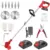 21V Cordless Weed Wacker String Trimmer with 2 Batteries for $31.99