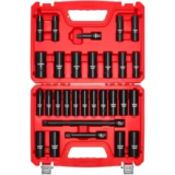 VEVOR 29-Piece 1/2″ Drive Impact Socket Set for $27