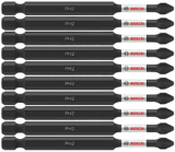 Bosch 10-Pack Impact Tough Phillips #2 Screwdriving Bits for $8.19