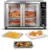 25 Quart French Door Air Fryer with FryForce Technology for $197.99