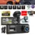3-Lens Car Security Camera System for Front, Rear, and Interior – $30.99
