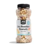 365 by Whole Foods Market 16oz Dry Roasted & Salted Peanuts for $2.54