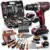 36V Cordless Drill and 128 Piece Tool Combo Kit for $39.99