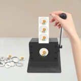 37mm Round Manual Graphic Punch Die Cutter Tool for Card Badges – Now $52.71