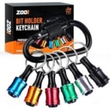 ZOOI 1/4 Drill Bit Holder Keychain Set (6-Pieces) for $4.99