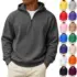 WIHOLL Women’s Grey Crewneck Long Sleeve Sweatshirt for $8.99