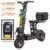 10000W 60V/40Ah Electric Scooter with Premium Seat and Extra Battery for $2598.00
